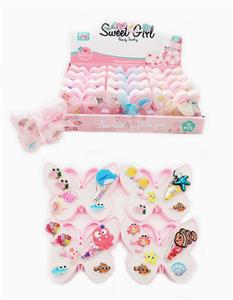 蝴蝶飘带盒饰品系列 发夹+戒指+耳钉 12PCS - OBL969858