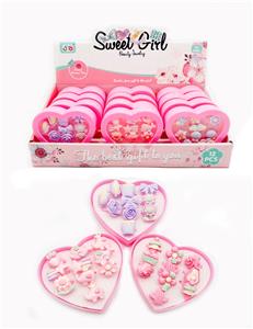 爱心桃盒戒指 戒指 12PCS - OBL969872