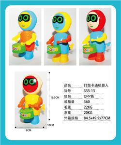 打鼓卡通机器人 - OBL970976