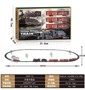 古典火车(加水冒烟.灯光.声音) - OBL971902