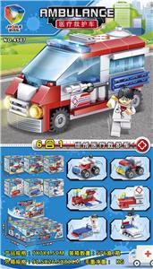 新款医疗救护车6合1（12PCS) - OBL972006