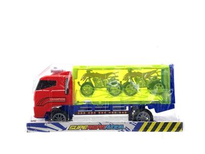 惯性拖头车车载二只摩托车 - OBL972724