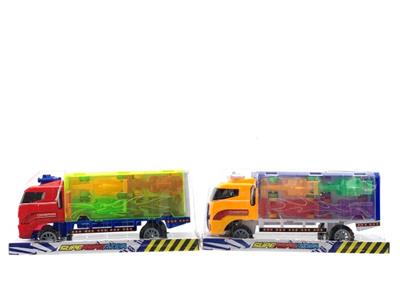 惯性拖头车带八只车 - OBL972725