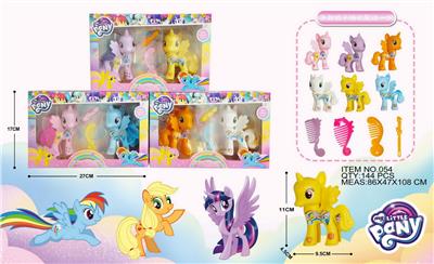 小马宝莉2只配梳子发夹套装(6款混装) - OBL974152