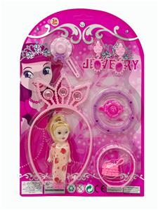 环保三寸娃+头箍+小饰品 - OBL974918