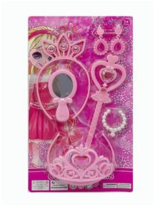 实色皇冠手杖套+头箍
+小饰品 - OBL974919