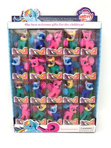 高档PVC盒装小中号彩马宝丽带梳子三款混装20PC - OBL977378