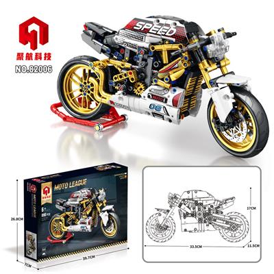 摩托-复古版杜卡迪V4S（890pcs）
 - OBL977911