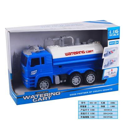 1:16喷水无灯光音乐惯性洒水车(独立水厢) - OBL978486