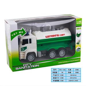 1:16喷水灯光音乐惯性环卫车(独立水厢) - OBL978489