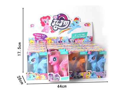 搪胶马宝莉4色混装16PC - OBL982170