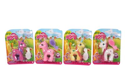 我的梦想搪胶小马宝莉带马梳子单款4色混装 - OBL982223