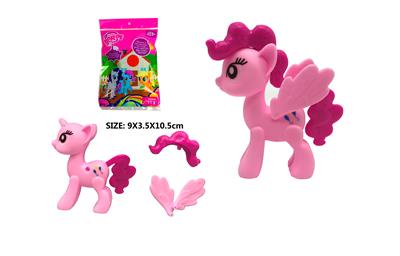 彩袋塑料拼装马宝丽礼头发翅膀都可以任意搭配 - OBL982253