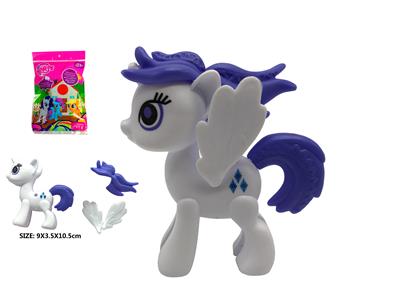 彩袋塑料拼装马宝丽礼头发翅膀都可以任意搭配 - OBL982255