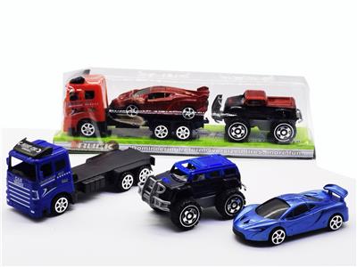 惯性拖头车载回力跑车惯性越野车 - OBL982397