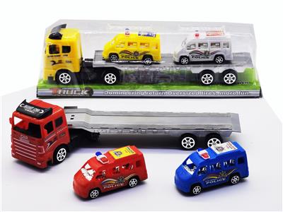 惯性拖头车载滑行警车 - OBL982410