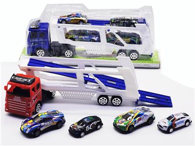 惯性拖头车载滑行金属铁皮车 - OBL982438