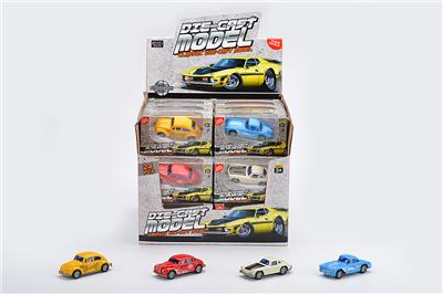 1:64 滑行 合金赛车老爷车24只 - OBL983410