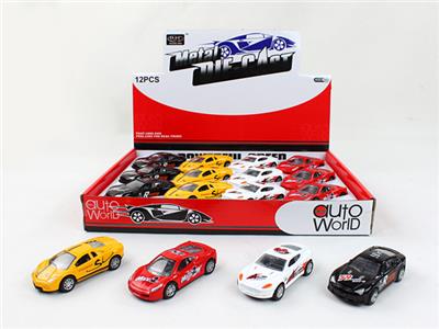 1:50赛车合金回力跑车12只 - OBL983429