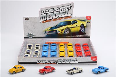 1:64 滑行 合金赛车老爷车24只 - OBL983434