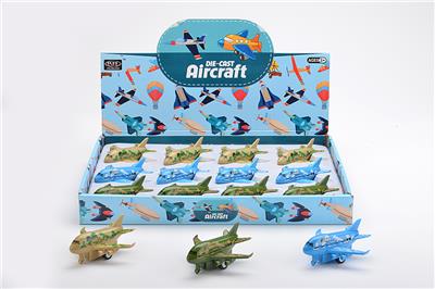 合金迷彩回力飞机12只 - OBL983443