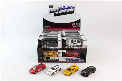 1:50赛车合金滑行跑车24只 - OBL983460