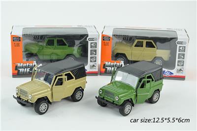 1:32拉达越野合金车模 具有回力，开门功能单只庄 - OBL983572