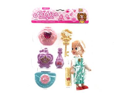 饰品加6寸芭比组合套装过家家 - OBL983720