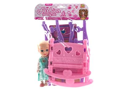 过家家婴儿床+芭比 - OBL983726