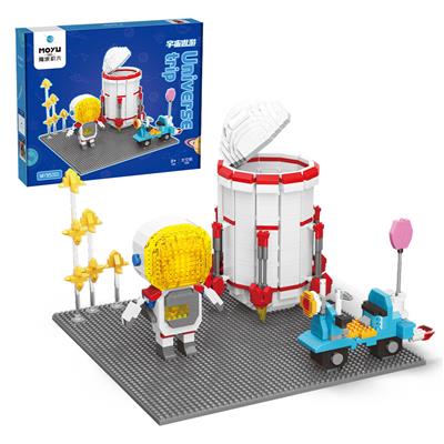 太空人与太空舱（微颗粒积木）（1546PCS) - OBL984144