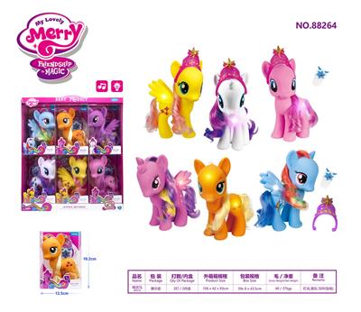 精灵马            (6PCS 灯光,音乐,马叫) - OBL985539