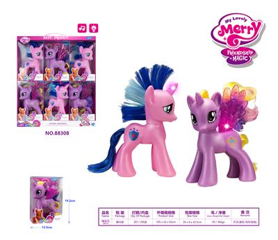 精灵马               (6PCS，灯光，四声) - OBL985554