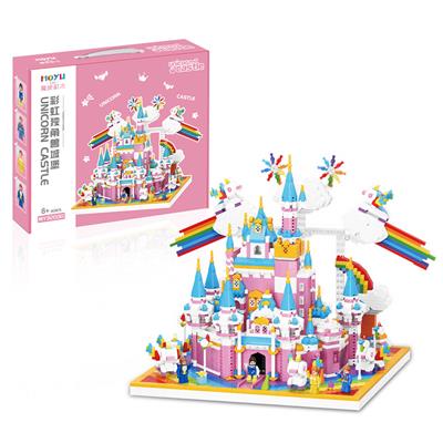 独角兽城堡（微颗粒积木）（4568PCS） - OBL986847