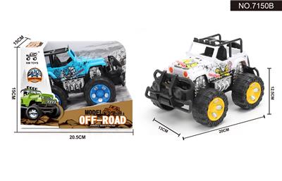惯性  吉普移印  越野车1:28 - OBL995447