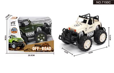 惯性  吉普军车 越野车1:28 - OBL995448