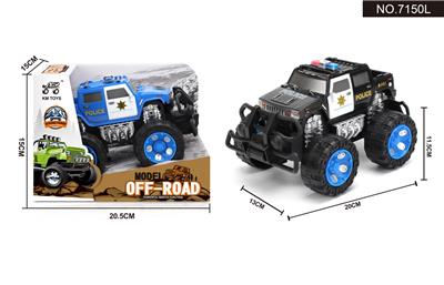惯性  悍马警车越野车1:28 - OBL995457