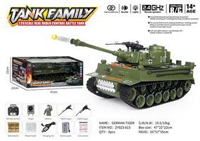 Rc tank car german tiger army green - OBL995666