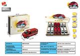 BB001549 - 1: 32 ALLOY RECOIL OLD CAR LADA FIRE TRUCK, OPEN DOOR, FRONT INTERIOR LIGHT WITH SOUND AND LIGHT (12 IN A DISPLAY BOX, 1 IN 3 COLORS IN EACH)