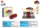 BB001550 - 1: 32 ALLOY RECOIL OLD CAR LADA FIRE TRUCK, OPEN THE DOOR, (12 IN A DISPLAY BOX, 1 MODEL IN 3 COLORS MIXED)