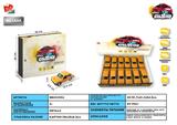 BB001552 - 1: 32 ALLOY RECOIL OLD CAR LADA TAXI, OPEN DOOR, FRONT INTERIOR LIGHT WITH SOUND AND LIGHT (12 IN A DISPLAY BOX, 1 IN 1 COLOR MIXED)