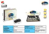 BB001562 - 1: 32 BMW X6, M5, FERRARI, HUMMER, ALLOY RECOIL POLICE CAR, 2 DOOR (12 IN A DISPLAY BOX, FOUR IN ONE COLOR)
