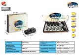 BB001563 - 1: 32 BMW X6, M5, FERRARI, HUMMER, ALLOY RECOIL POLICE CAR, 2 DOOR, FRONT INTERIOR LIGHT WITH SOUND AND LIGHT