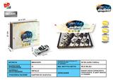 BB001575 - 1: 32 VOLKSWAGEN SHANGKU, HONDA, BENTLEY, NISSAN ALLOY RECOIL POLICE CAR, DOOR CAN BE OPENED (FOUR TWO COLOR MIXED PACK, 12 EACH WITH A DISPLAY BOX)