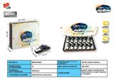 BB001580 - 1: 32 YEMA ALLOY RECOIL POLICE CAR, 4 DOORS (12 FOR A DISPLAY BOX, ONE FOR ONE COLOR MIXED)
