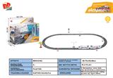 BB002162 - ELECTRIC LUMINOUS TRAIN TRACK (TOTAL LENGTH 215CM)
