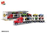 BB002212 - 惯性双层拖头车2节(载8只皮卡)