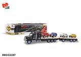 BB002287 - 惯性拖头车2节平板（载4只悍马）