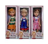 OBL10000174 - 18寸空身3D眼时尚肥童娃娃（带音乐）