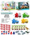 OBL10000791 - 四只卡通消防三角龙套装（四款混装）