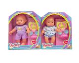 OBL10002432 - 12寸全身搪胶3D眼表情娃娃带配件（带音乐）